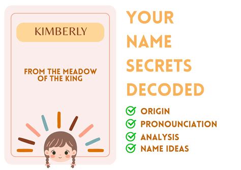 Kimberly - Girl Name Meaning and Pronunciation