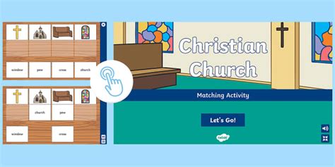 Interactive Christian Church Matching Activity | Twinkl Go!