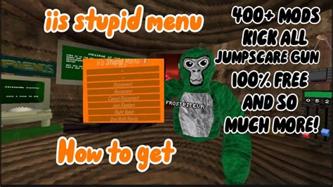 HOW TO GET IIS STUPID MOD MENU IN GORILLA TAG! (WORKING 2025) - YouTube