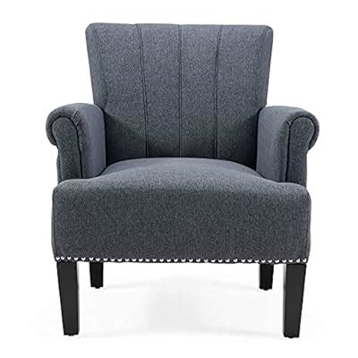 Buy MELLCOM Living Room Accent Chair with Armrests, Modern Accent Chair ...