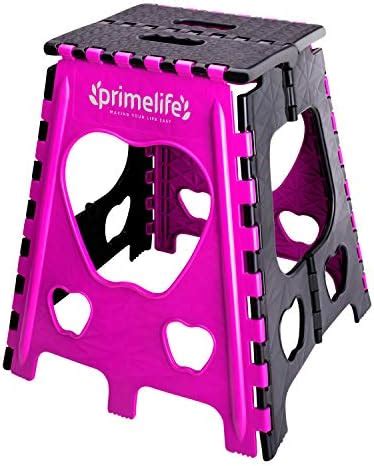 Primelife 18 Inches Super Strong Folding Step Stool for Adults and Kids ...