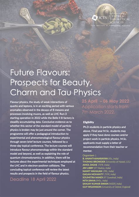 Future Flavours: Prospects for Beauty, Charm and Tau Physics (ONLINE ...