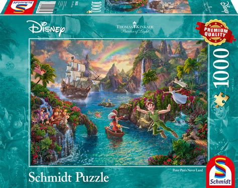 Thomas Kinkade Disney Puzzles Peter Pan