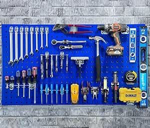 SKADIS Blue Rectangular Polypropylene Copolymer Pegboard, Size 505 mm x ...