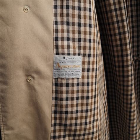 Paul Weller! UK 1980’s Aquascutum Single Trench Coat アクアスキュータム トレンチコート ...