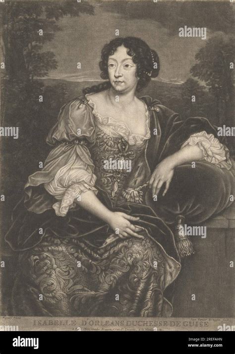 Isabelle d'Orleans, Duchesse de Guise by Joannes van der Brugghen Stock ...
