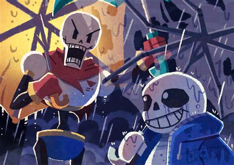 Undertale Legends: Sans & Papyrus 4K Ultra HD Wallpaper by 綿野レモンT