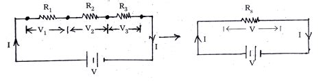 Derive an expression for the effective resistance when three resistors ...