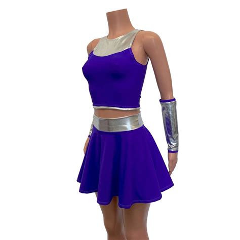 Starfire Costume - Teen Titans Cosplay Outfit | Peridot Clothing