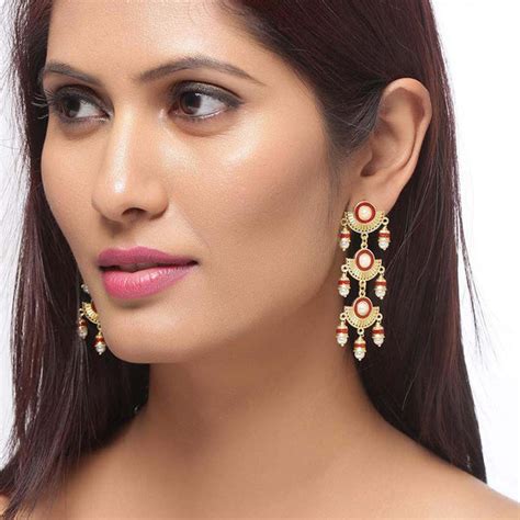 Temple Bell Layered Drop Earrings – VOYLLA