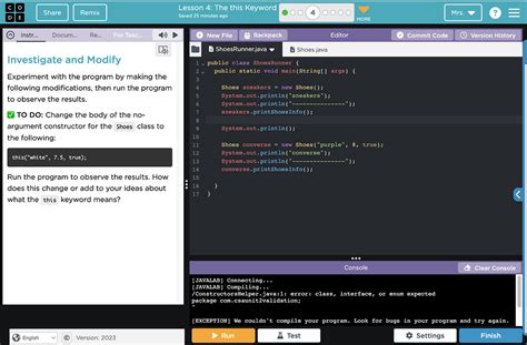 Image result for Code.org Unit 9 Lesson 4 Answers