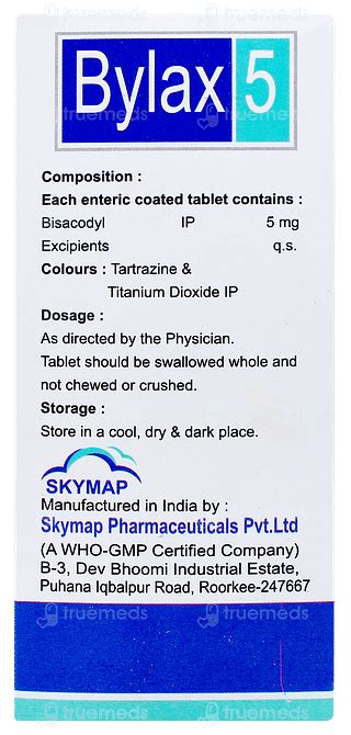 Bylax 5 MG | Order Bylax 5 MG Tablet Online at Truemeds