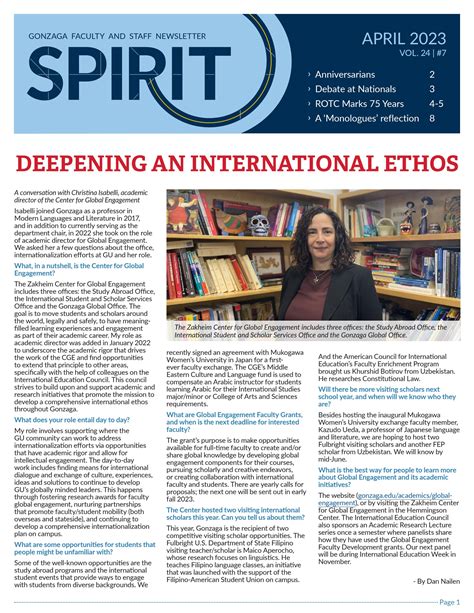 Spirit Magazine April 2023 by Gonzaga University - Issuu