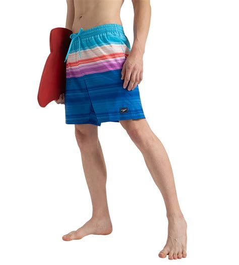 Buy Speedo Men's 4 Way Flex Essential Printed Watershorts With Side ...
