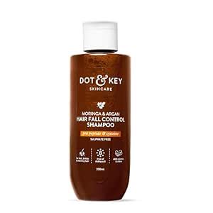 Buy Dot & Key Moringa & Argan Hair Fall Control Shampoo With Pea ...
