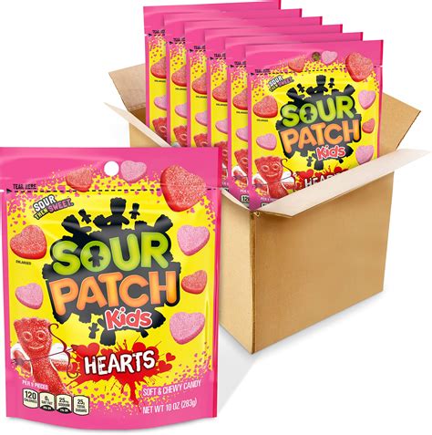 Amazon.com : SOUR PATCH KIDS Soft & Chewy Holiday Candy, Giant Gift Box ...