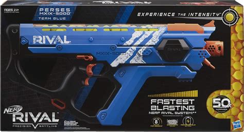 Buy NERF Perses Mxix-5000 Rival Motorized Blaster (Blue) -- Fastest ...