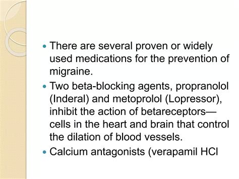 Verapamil For Migraines
