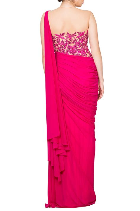 Classic draped Sareee Gown – Sonaakshi Raaj