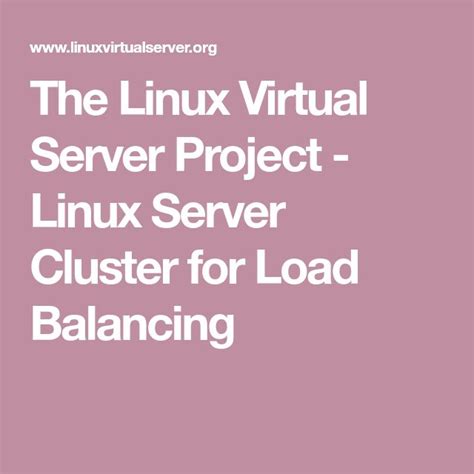 Image result for Linux Virtual Server Load Balancing