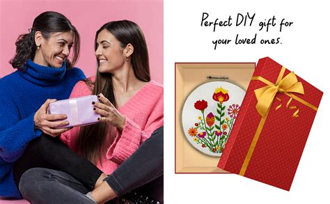 Embroiderymaterial Kit For Beginners & Kids To Learn Basic Cross Stitch ...