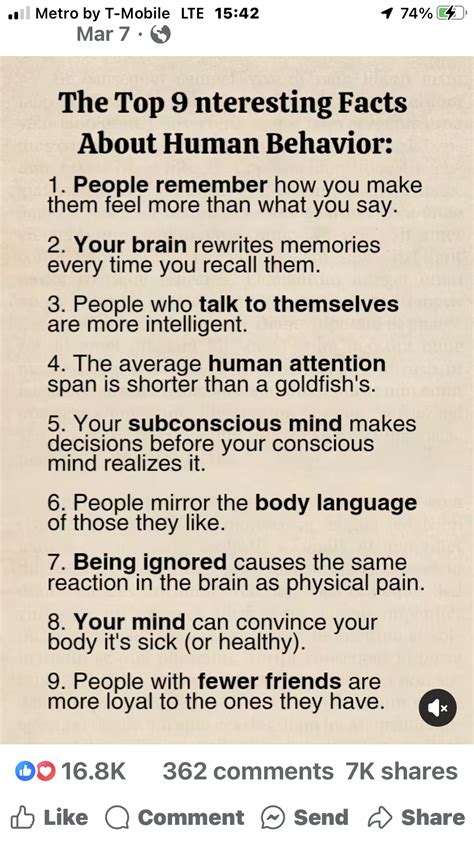 Pin by Cathy Helena Holthe on Authentic! in 2025 | Interesting facts about humans, Facts about ...