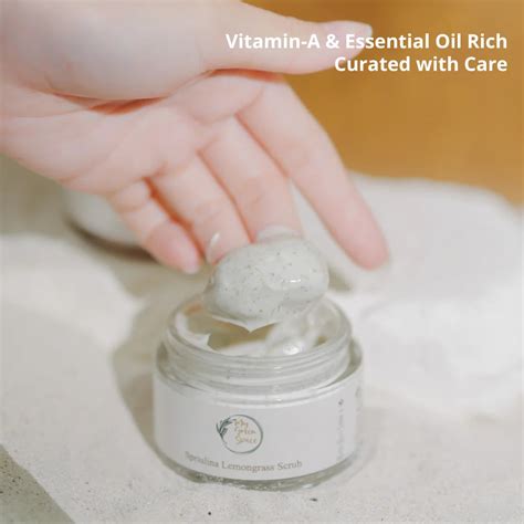 Spirulina Lemongrass Scrub 50g | Natural Exfoliation - My Green Space ...