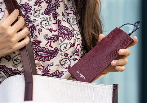 Leather cases for eyeglasses