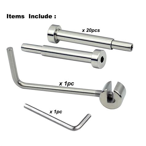 Lulultn Stainless Steel Cable Railing Hardware Kit, India | Ubuy