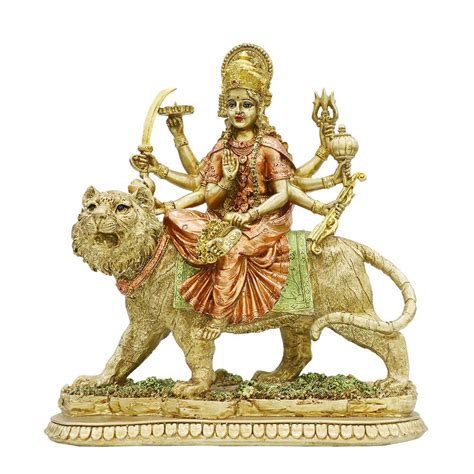 Buy alikiki Hindu Goddess Lord Durga Statue - India God Murti Idol Home ...