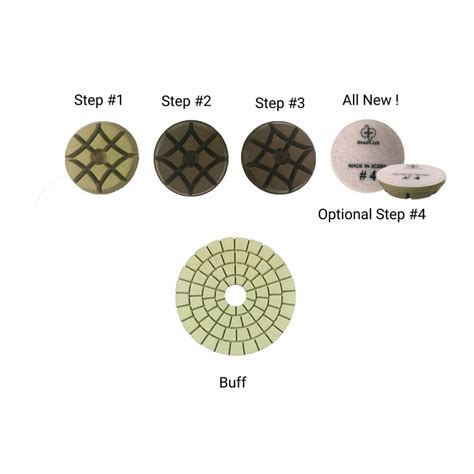 3-Step Diamond Granite Polishing Pads | Diamond Tool Store