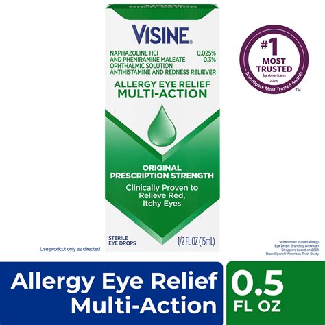 Visine Allergy Eye Drops Child at Olivia Quinn blog