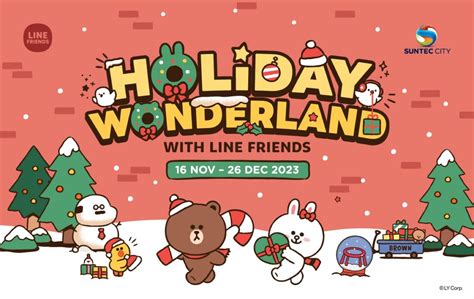 Escape into Holiday Wonderland with LINE FRIENDS at Suntec City ...