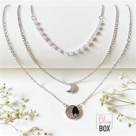Sun, Moon, and Pearls Necklace – Bling Box