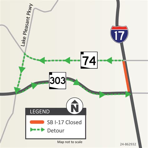 Southbound I-17 to be closed from SR 74 (Carefree Highway) to Loop 303 ...