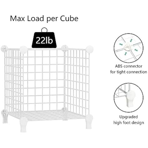 Wolizom Wire Cube Storage, Metal Grids Shelves | Ubuy India