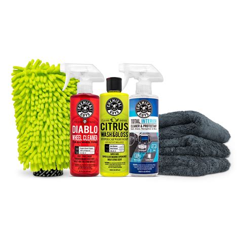 Chemical Guys Clean & Shine Car Wash Starter Kit (7 Pieces) : Amazon.com.au: Automotive