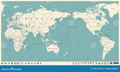 Pacific Centered World Map SVG 的图像结果