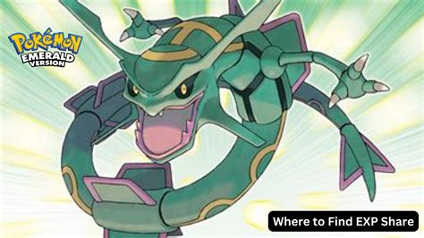Pokémon Emerald - Where to Find EXP Share | The Daily Juice