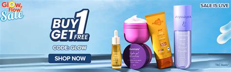 Aqualogica Sale Live with Buy1 Get1 Free. Use Code-GLOW