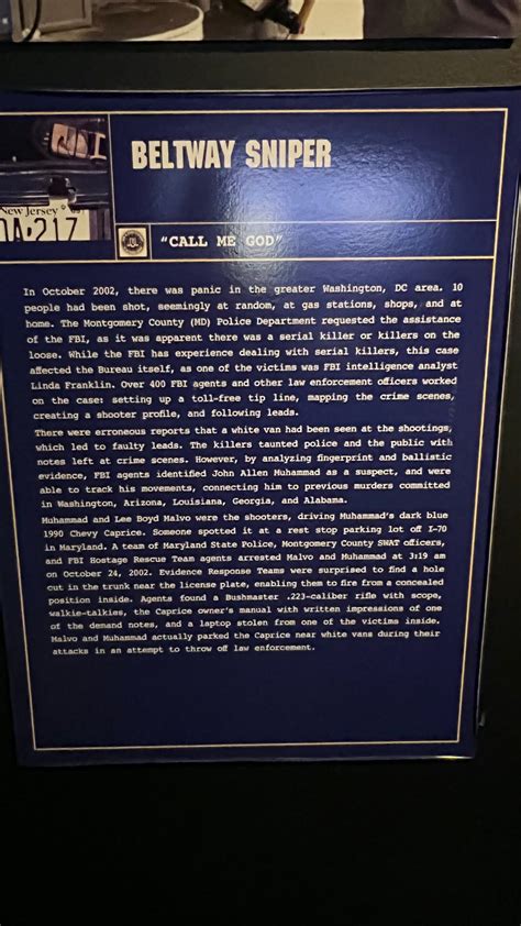 The Beltway Snipers at FBI