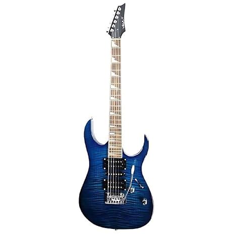 Vault RG1 Soloist Premium Electric Guitar- Transparent Blue : Amazon.in ...