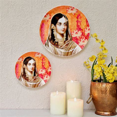 Zeenat Mahal Ceramic Decorative Wall Plate – Mora Taara
