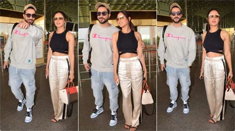 PHOTOS: अली गोनी और जैस्मिन भसीन एयरपोर्ट पर हुए स्पॉट PHOTOS: Ali Goni ...