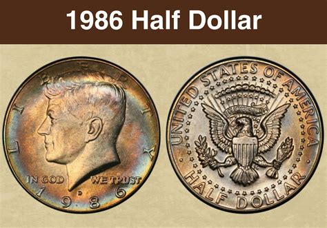 1986 Half Dollar Coin Value (Errors List, "D", "S" & "P" Mint Mark ...