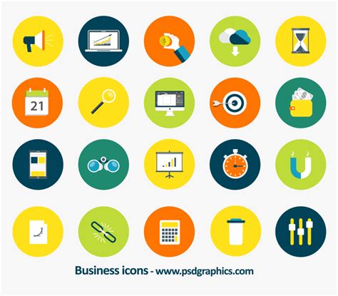 Business Icon Vector PNG 的图像结果