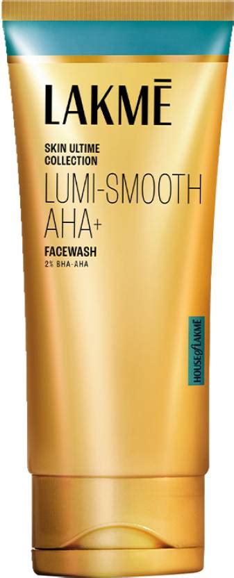 Lakmé Lumi-Smooth AHA+ Facewash with 2% Salicylic Acid-Lactic Acid Face ...