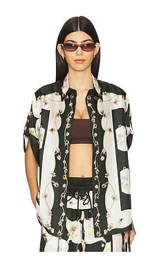 Alemais Love Shirt in White & Black | REVOLVE