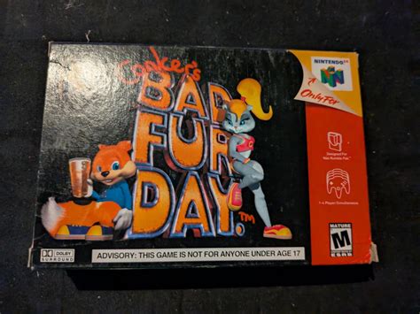 Conker's Bad Fur Day | Box and Manual only | Nintendo 64