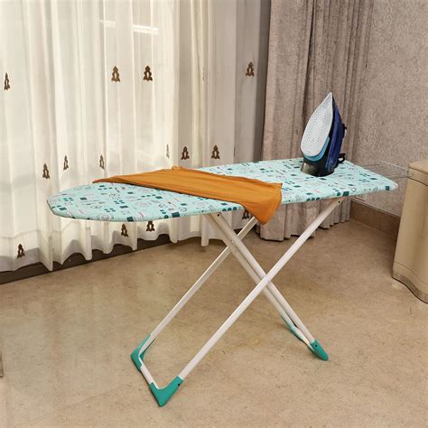Happer Premium Wooden Ironing Board/Table with Iron Holder, Foldable ...